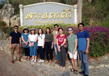 Cultural trip in Phetchaburi province on 23 February 2020.